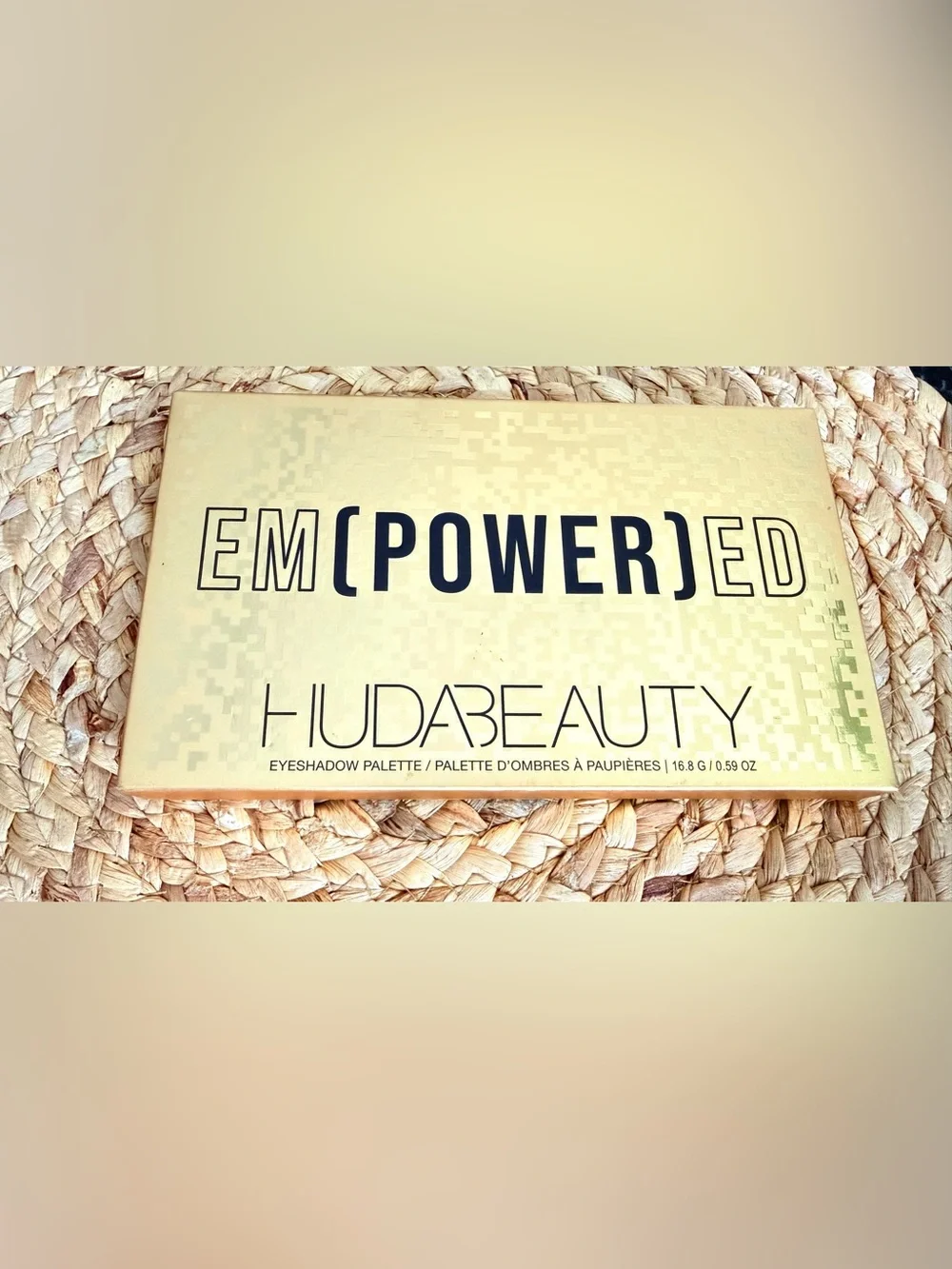 HUDA BEAUTY Eyeshadow Palette — Pink, Gold & Purple Shades